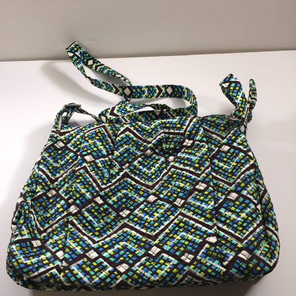 Vera Bradley Hadley Cotton Crossbody, Rain Forest - Picture 2 of 2